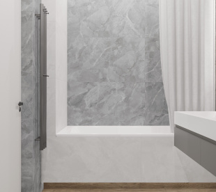 Керамогранит Ceradim Regnum Bianco серый светлый матовый рект. (60х60) арт. CR6060G0391R